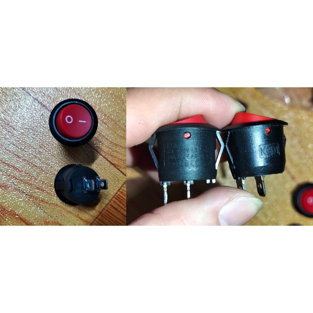 Mini Rocker Switch ON/OFF KCD11 6x6 12x12 14x9mm Tact Slide Switch DIP ...