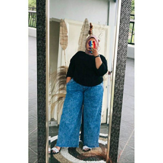 Wide Leg Jeans Women Loose High Waist Straight Cylinder Mopping Pants saiz M  Seluar Perempuan, Women's Fashion, Bottoms, Jeans & Leggings on Carousell