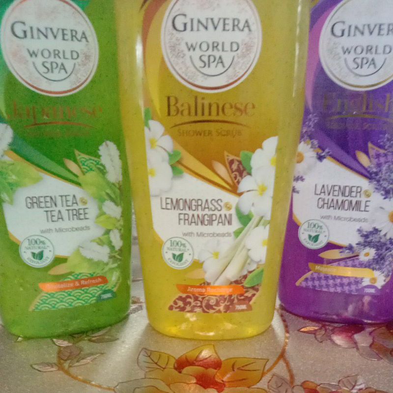 GINVERA world spa shower scrub 💯ori | Shopee Malaysia