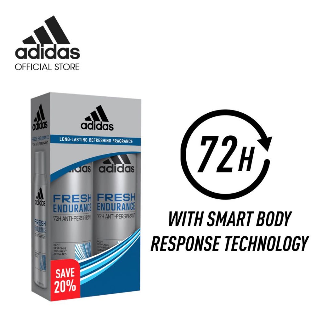 Adidas Deo Body Spray Fresh Endurance 150ML X2 Shopee Malaysia