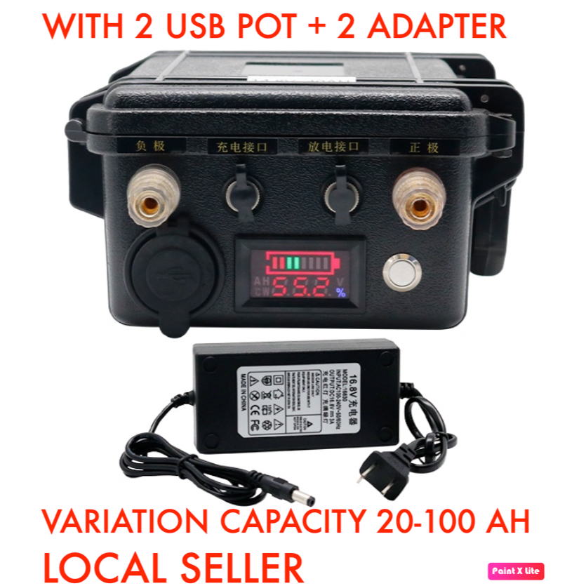 Battery Bangla 12V 14.8V 20 30 40 50 60 100 AH Battery Bateri Mesin