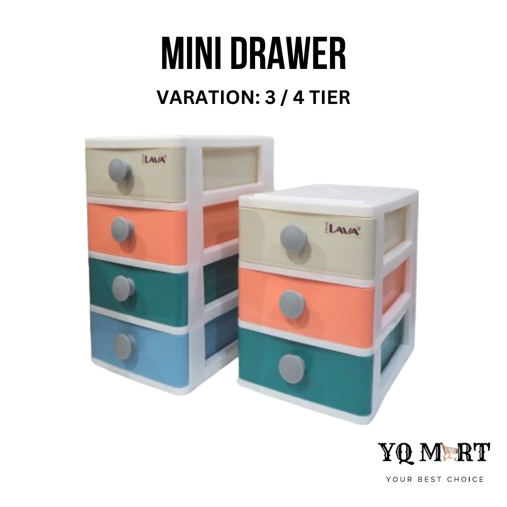 Mini Drawer 3 Layer 4 Layer Mini Storage Box Laci Kecil Mini | Shopee ...