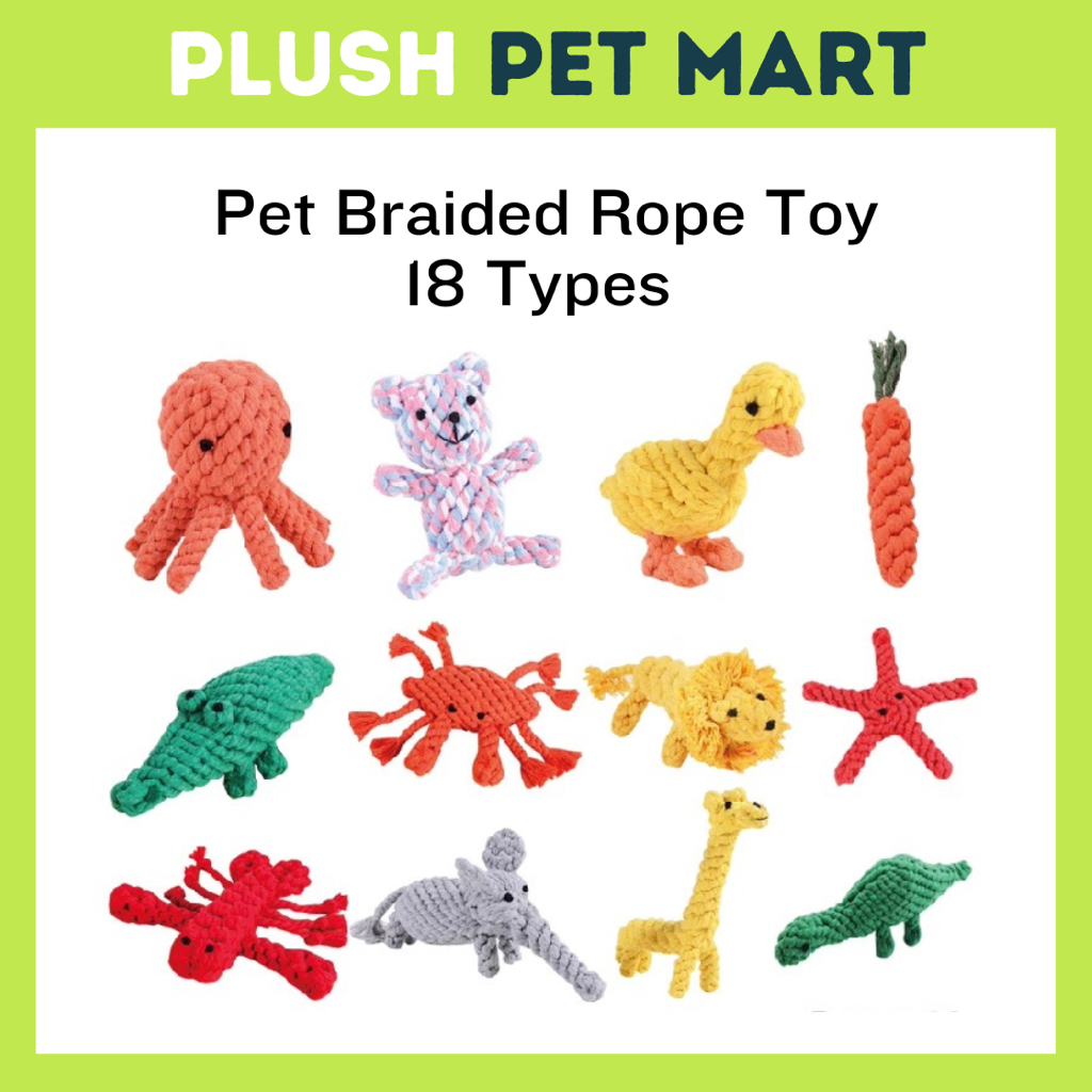 Pet Toy Braided Rope Toys - Teeth Grinding Chew Resistance Bite ...