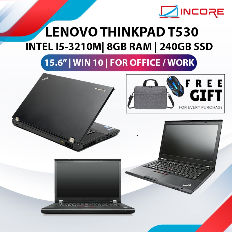 Lenovo Thinkpad T530 15,6 (8GB RAM / 240GB SSD)