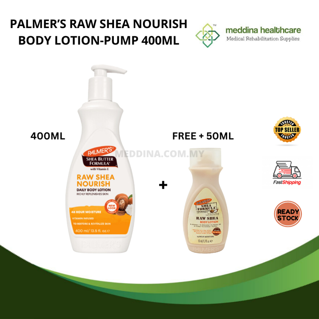 MEDDINA Palmer's, Shea Formula with Vitamin E, Moisturizing Body Lotion