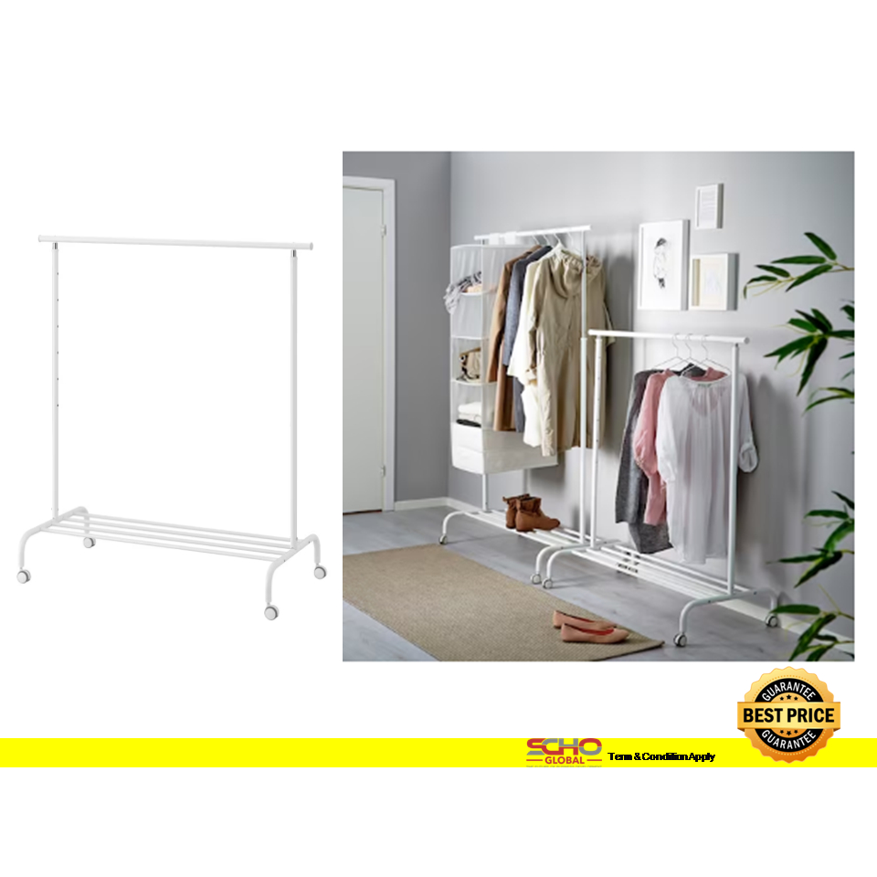 RIGGA Clothes rack, white - IKEA