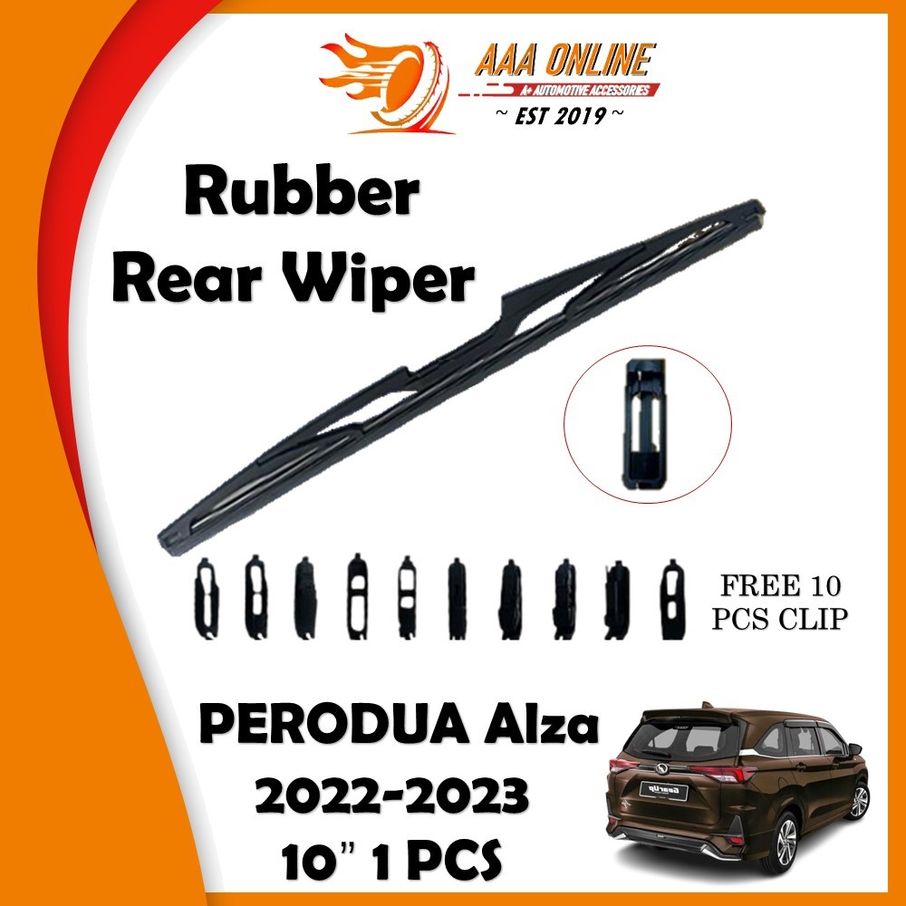 Rear Car Wiper Rubber For PERODUA Alza 20222023 Wiper Kereta pengelap