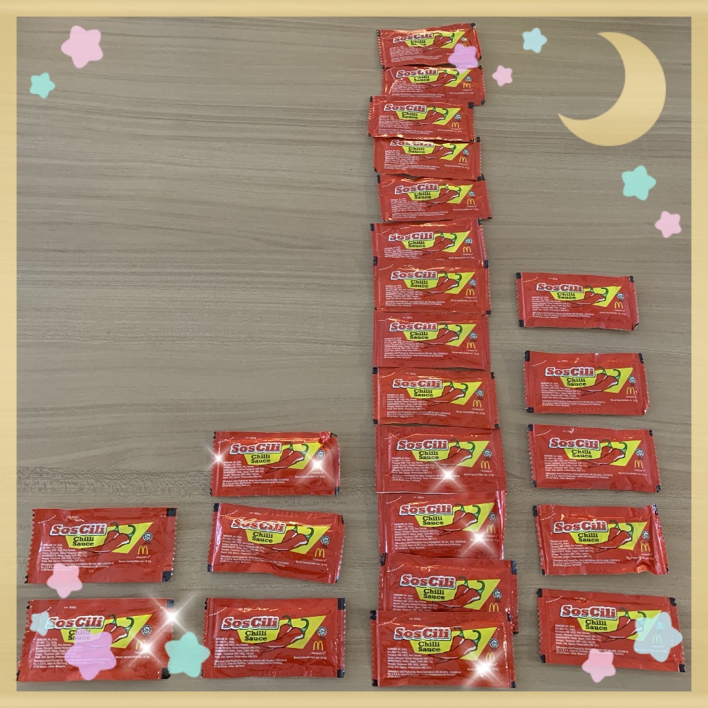 McD Chili Sauce travel packet Shopee Malaysia