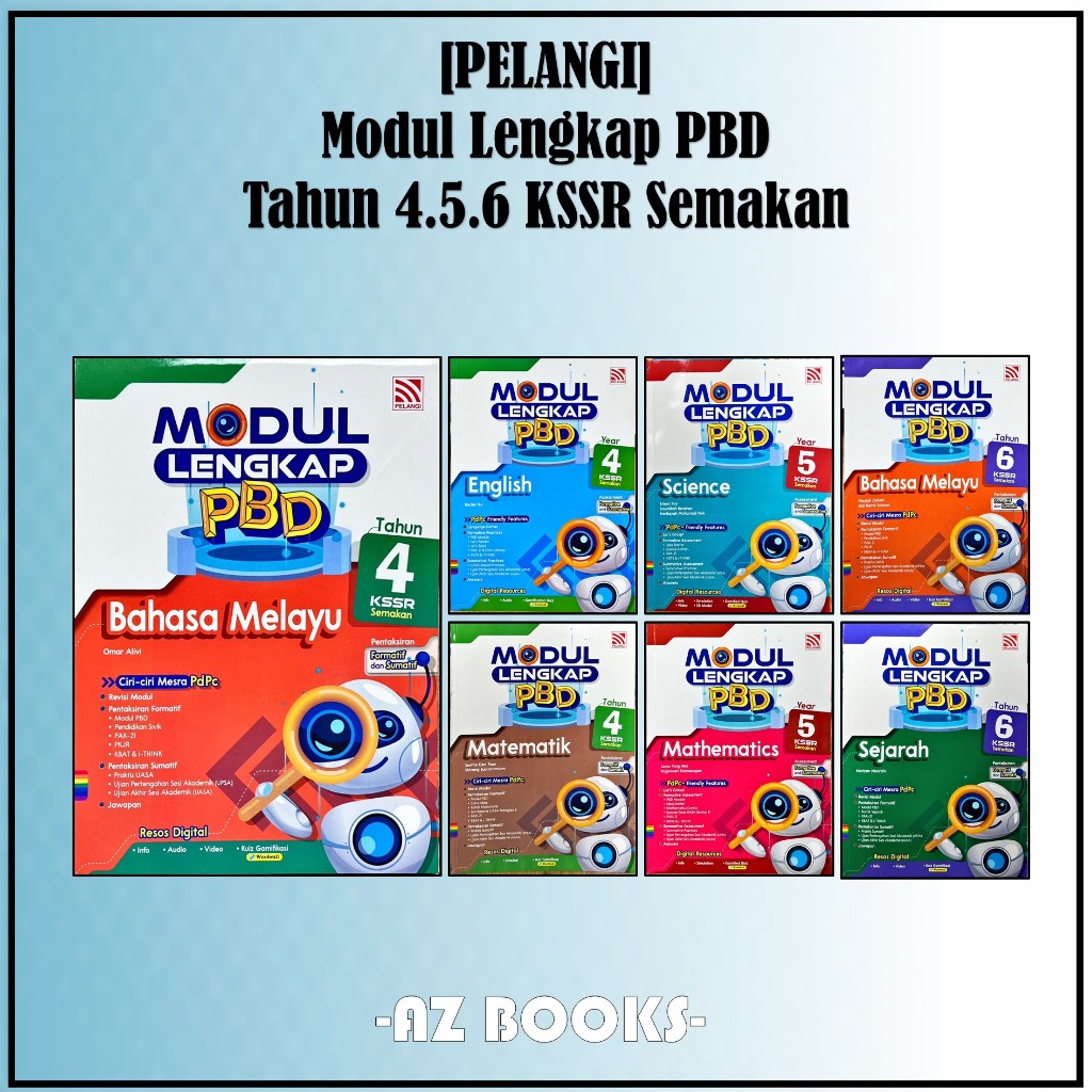 [AZ] PELANGI: 2024 Buku Latihan Modul Lengkap PBD KSSR Semakan Tahun 4. ...