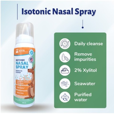 EVIN ISOTONIC / HYPERTONIC NASAL SPRAY 50ML | Shopee Malaysia