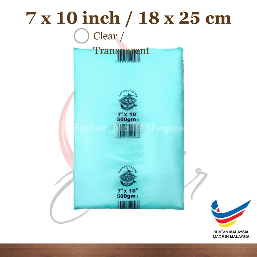 Hm Plastic Bag Plastik Beg Bungkus Drink Food Takeaway Air Makanan Dabau【300 500 Gram± 5587