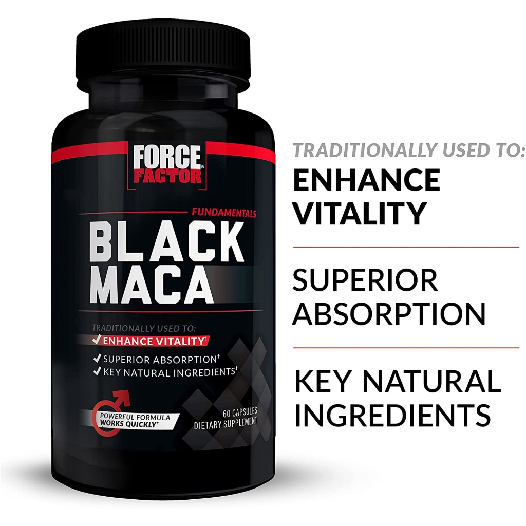 Force Factor Black Maca Root 1000 mg (60 capsules) main image 0
