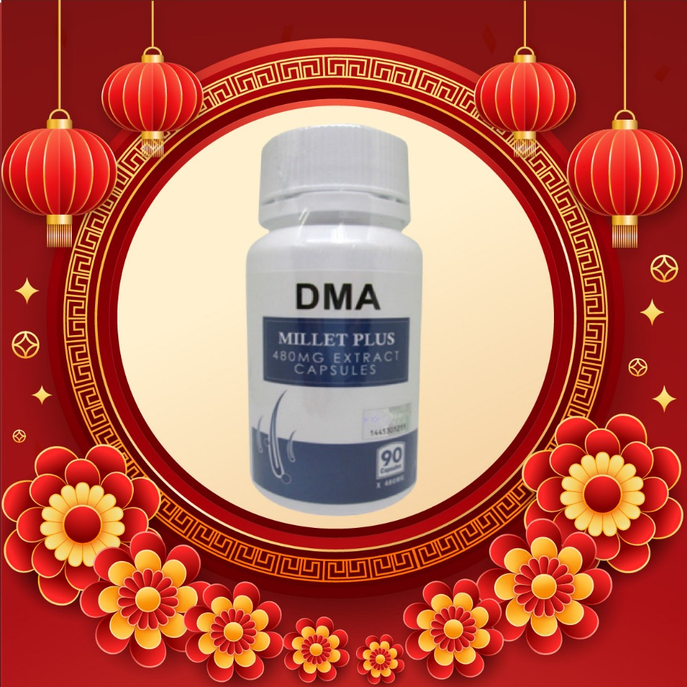 DM Aesthetics Hair Growth Formula 90 Capsules (DMA Millet Plus Extract
