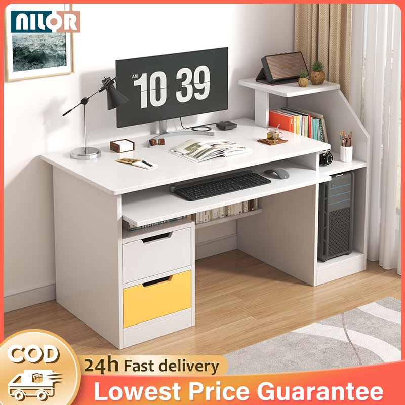 Computer Table Meja Belajar Home Desk Workbench Simple Student Study ...