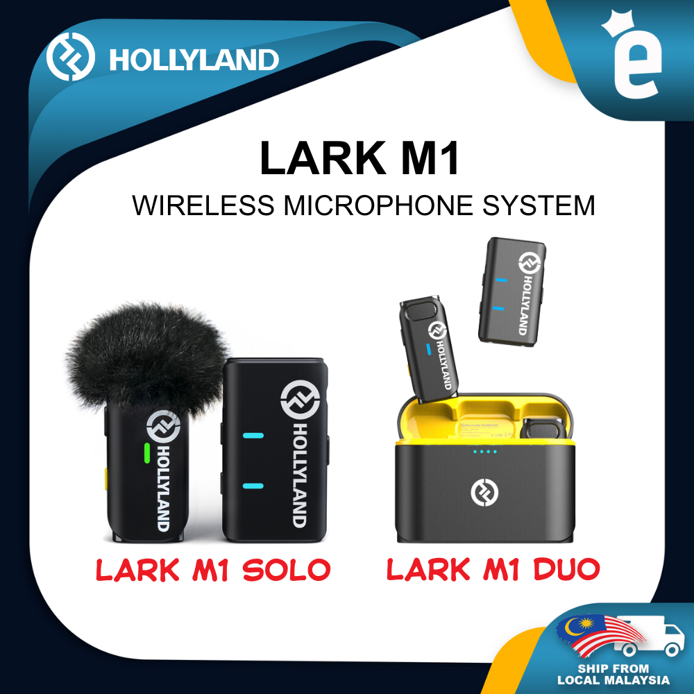 Hollyland Lark M1 Duo Kit 2 TX + 1 RX/Solo Kit 1TX + 1RX 200m Wireless ...