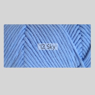 YARNPAPER] 8 Ply Milk Cotton Yarn 100g for crochet and knitting / Benang  Kait 8ply yarn