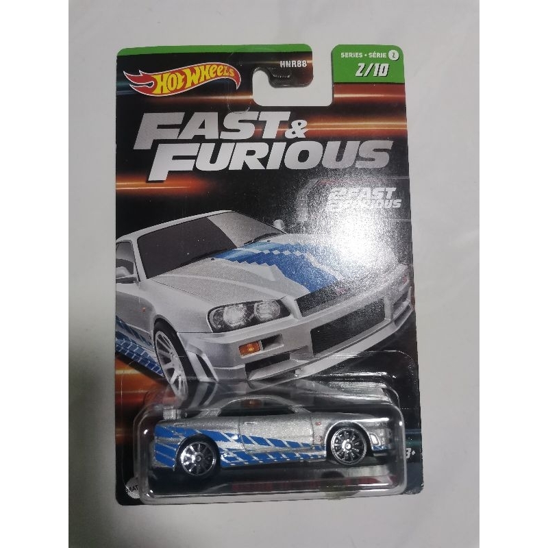 (WM FREE Shipping) Hot Wheels Nissan Skyline GTR R34 2Fast 2Furious ...