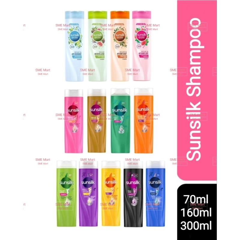 Sunsilk Hair Shampoo 70ml 160ml 300ml Shopee Malaysia 8219