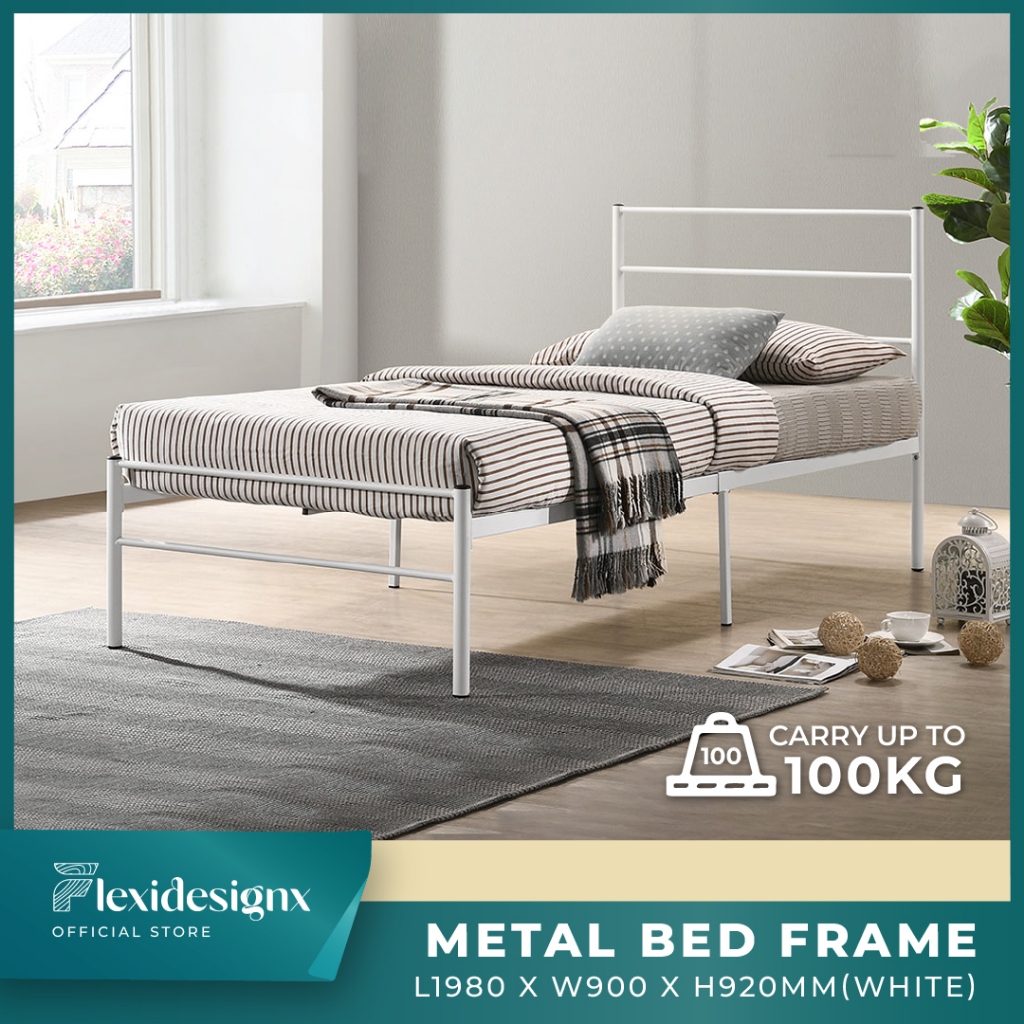 Single Bed Frame Metal Bed Katil Besi Flexidesignx VITA | Shopee Malaysia