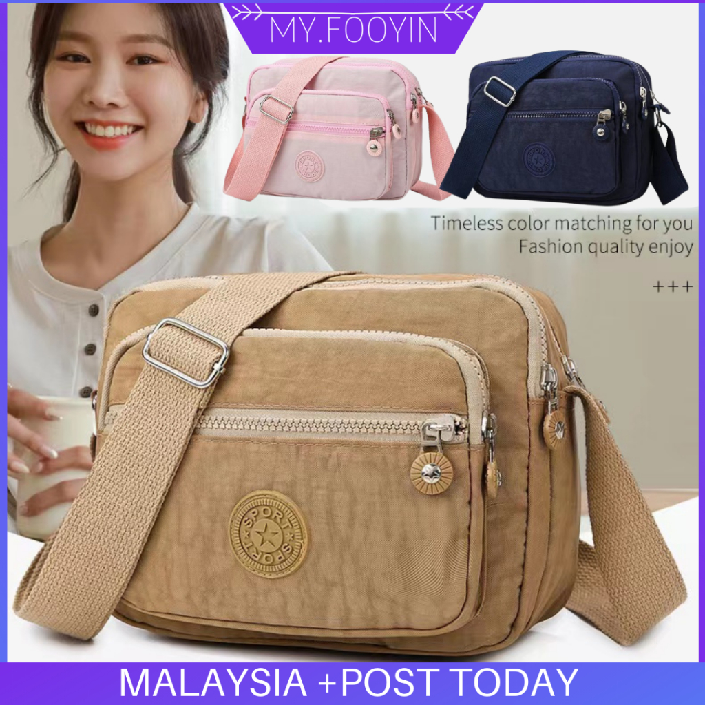 N Ready Stock Myfooyin Sling Bag Women Beg Wanita Sling Beg Perempuan Crossbody Handbag Large