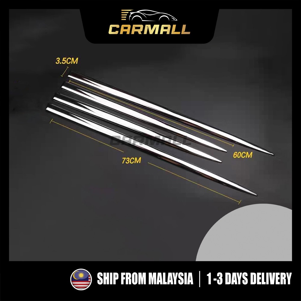 Universal Side Door Moulding Body Lining Chrome Garnish Body Side Door