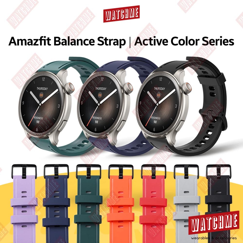 Amazfit Balance Smart Watch Strap, Active Color Series 22mm, Sport ...