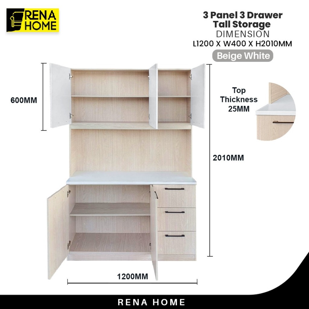 [NEW STOCK] Kitchen Set Almari Dapur Dapur Home Design Almari Letak