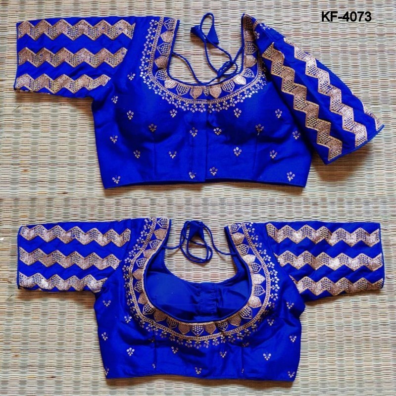 Beautiful Party Wear Heavy Embroidery Work Blouse/Baju Kenduri Cantik ...