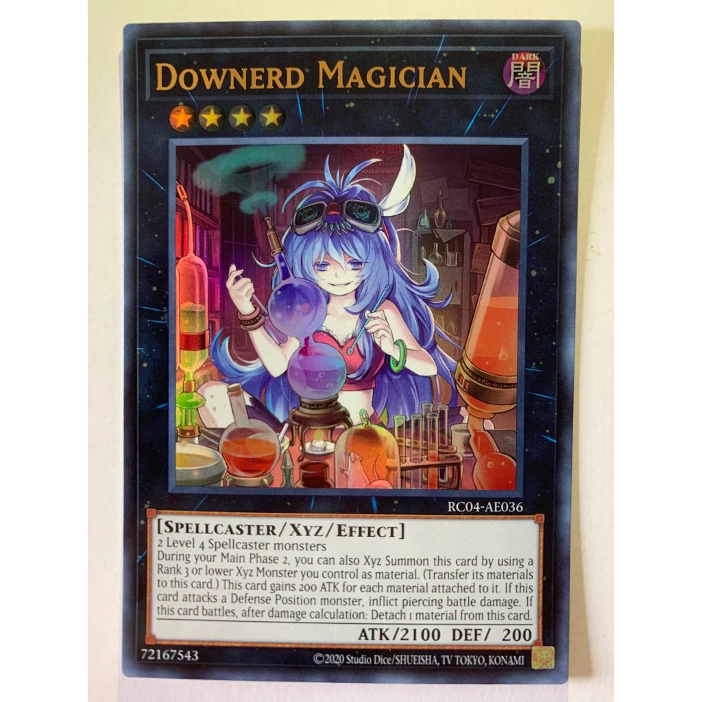 YUGIOH RC04-JP036 RC04-AE036 LVAL-JP057 Downerd Magician
