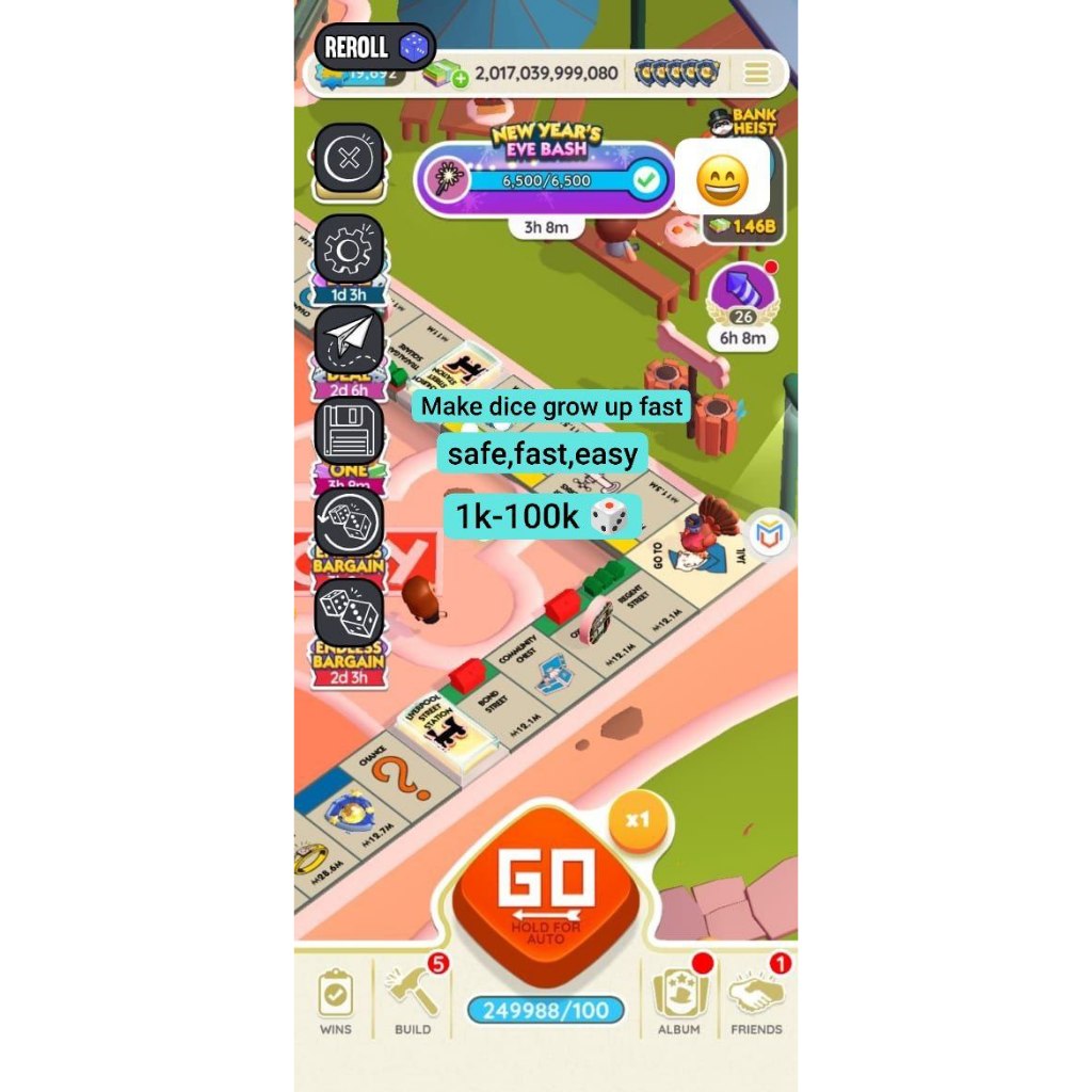 MONOPOLY GO GUIDE SETUP REROLL( ANDROID ONLY ! ) Shopee Malaysia