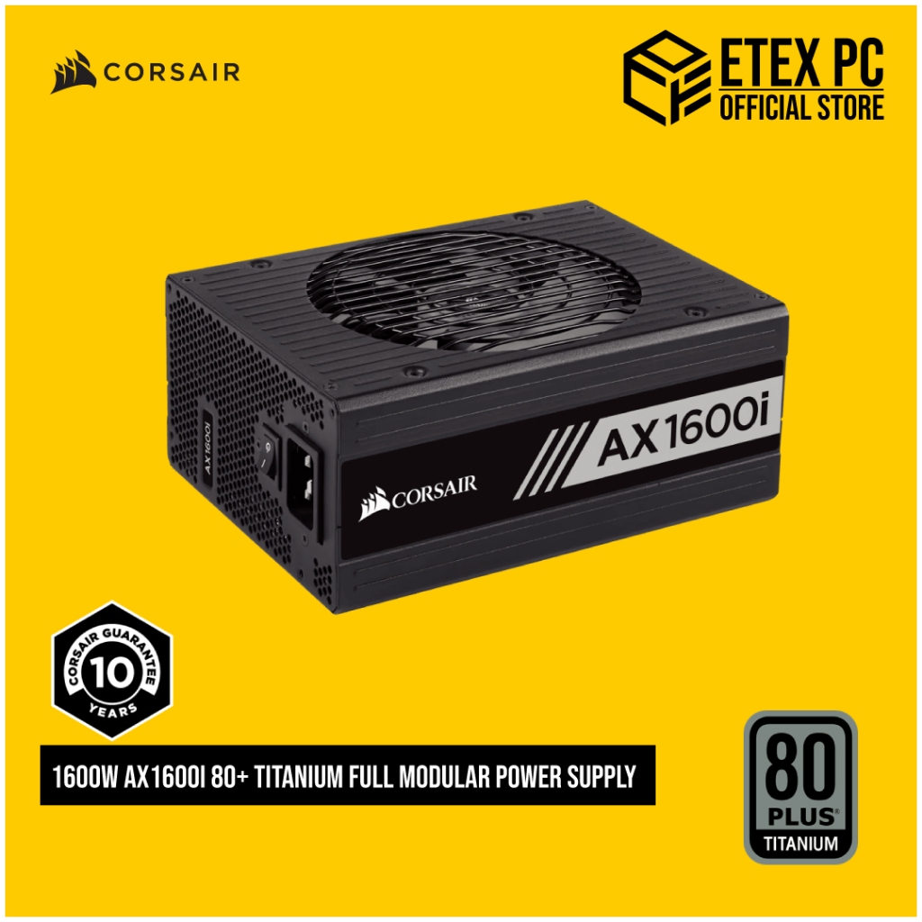 CORSAIR 1600W AX1600i 80+ Titanium Full Modular Power Supply #CP ...