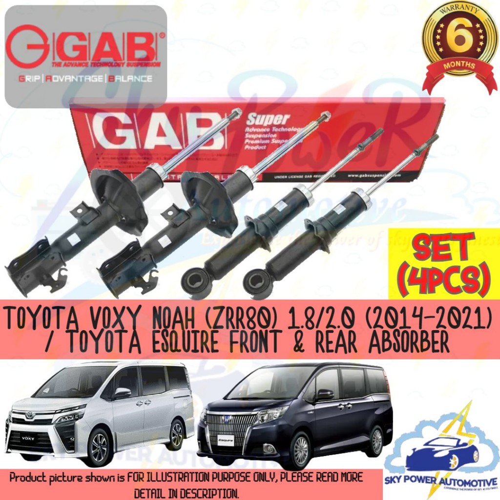 TOYOTA VOXY NOAH ZRR80 1.8/2.0 (2014-2021) / TOYOTA ESQUIRE GAB SUPER ...