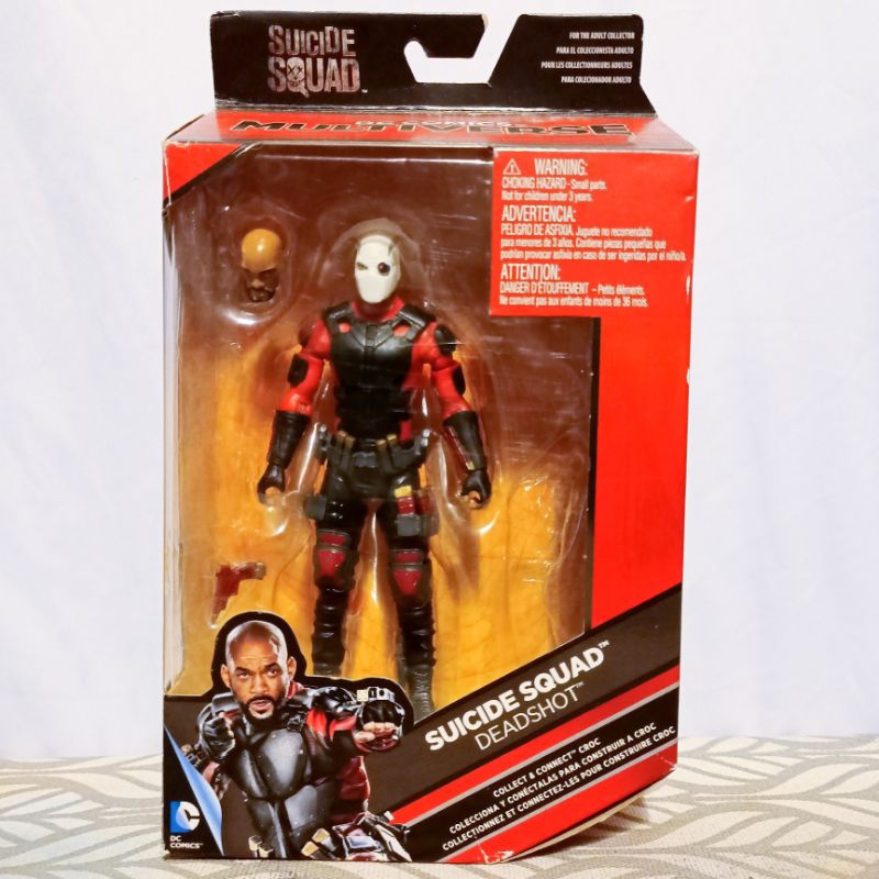 DC Comics Multiverse DEADSHOT Will Smith Suicide Squad movie original 6 ...