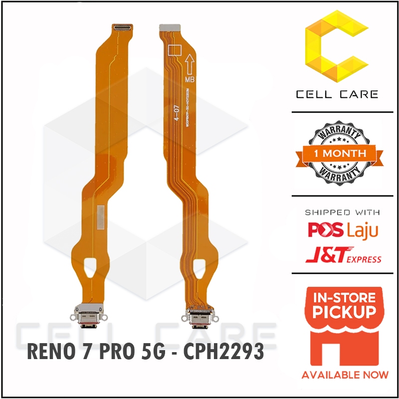 CellCare Charging Board USB Port Flex Cable Ribbon Compatible For RENO ...