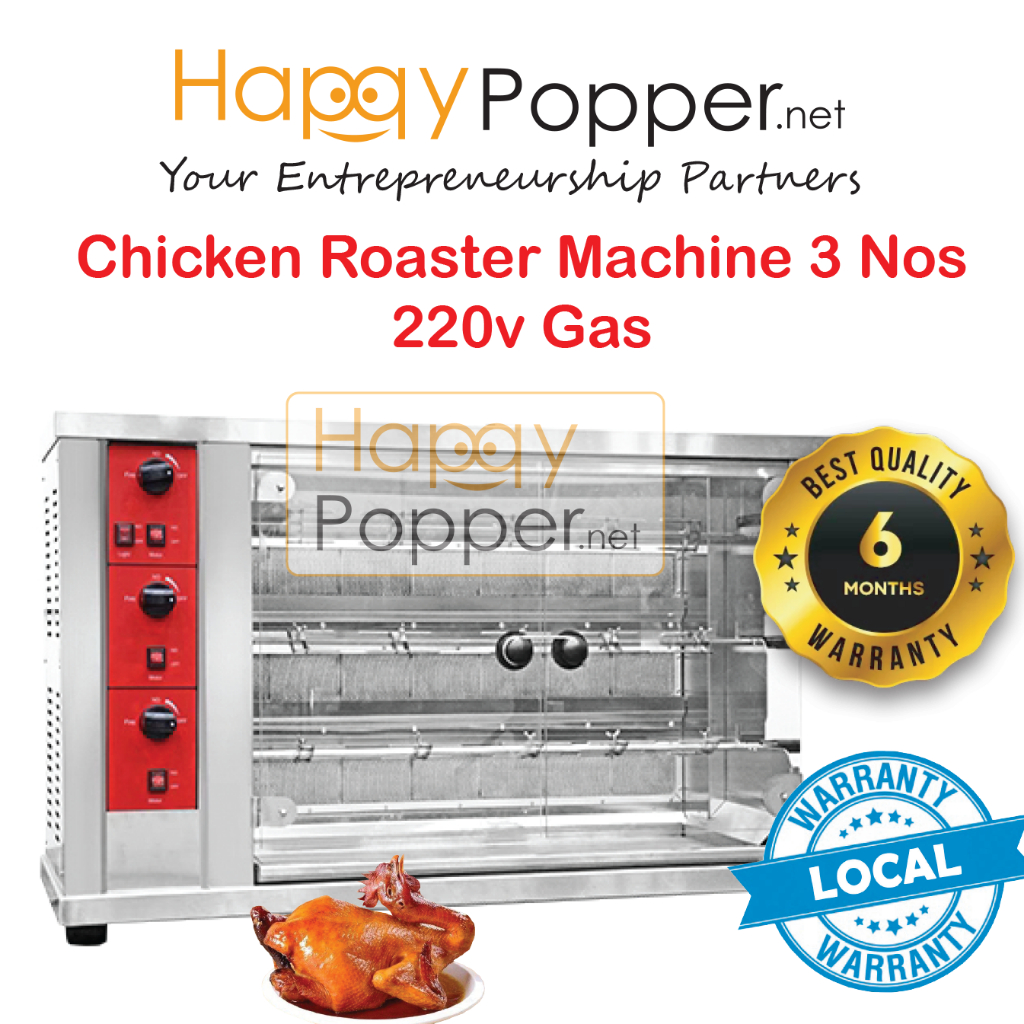 Happypopper Commercial Gas Oven Chicken Roaster Gas Roasted Duck