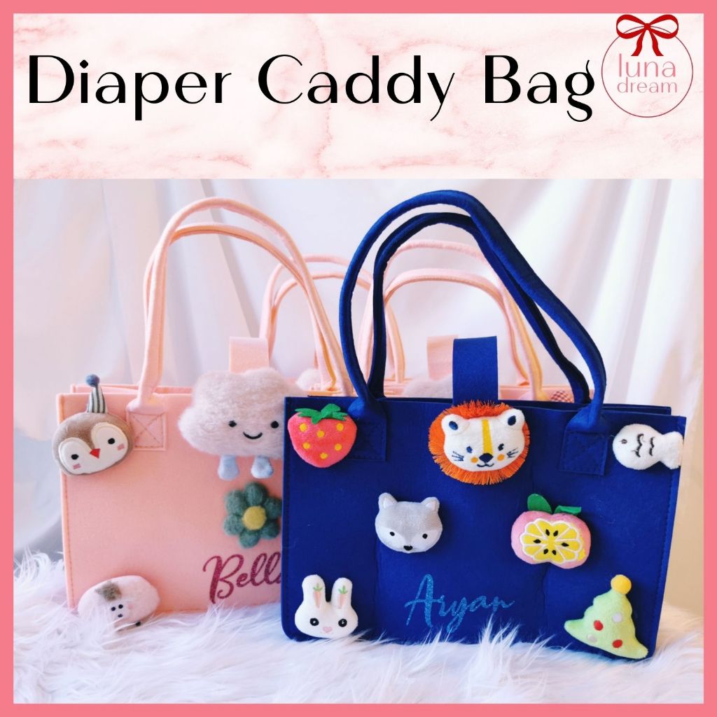 Luna Dream Mummy Bag Nursery Bag Caddy Tote Baby Diaper Organizer