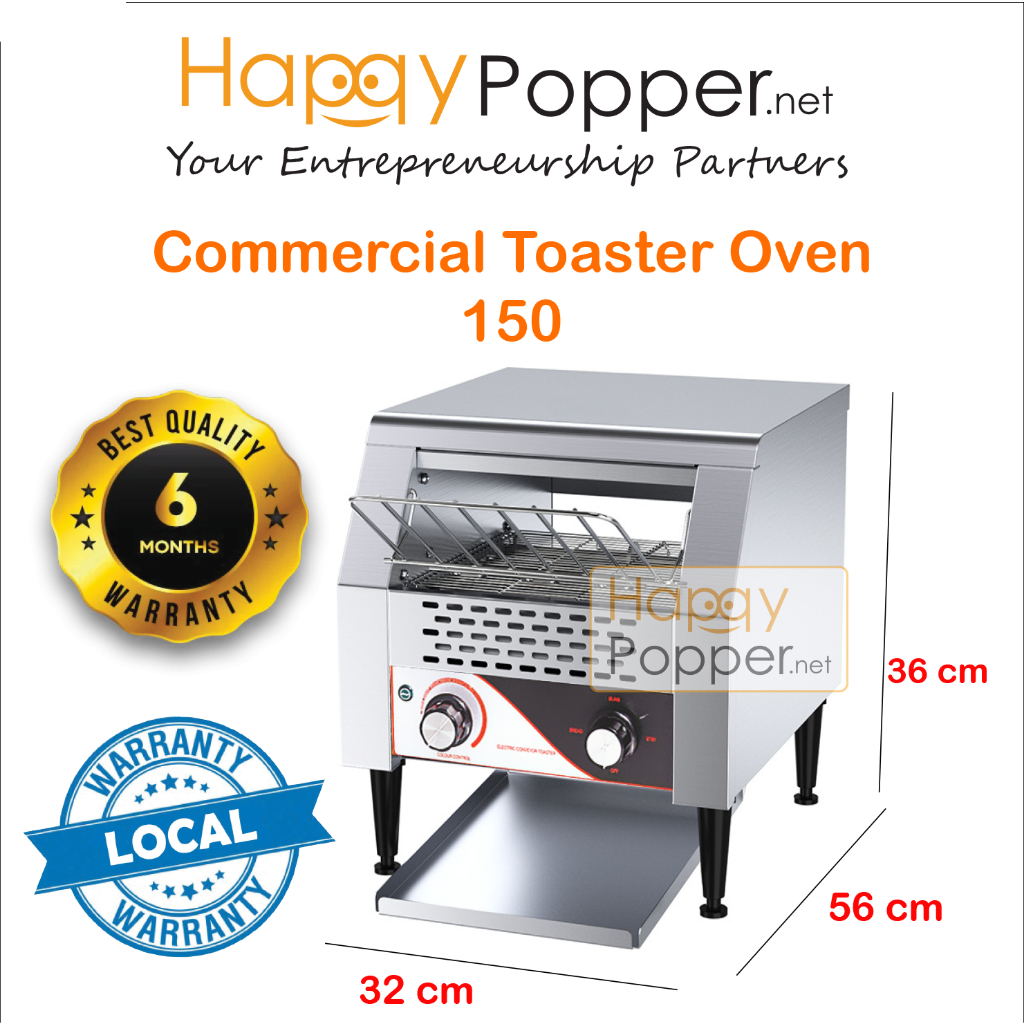 Happypopper Commercial Mesin Bakar Roti Toaster Bread Baker Baking ...
