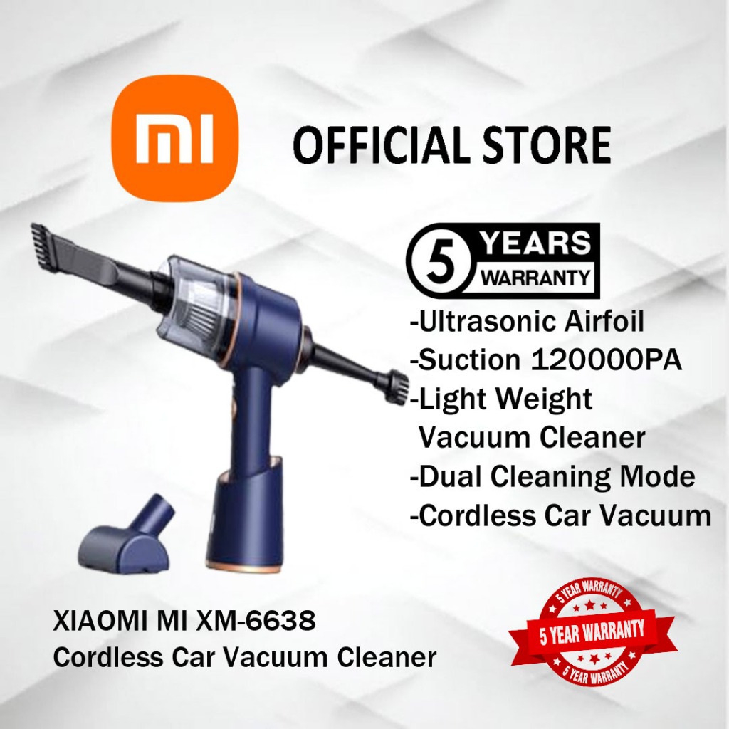 Xiaomi Handheld Vacuum 13,000Pa, Powerful Brushless Motor Cordless Car  Vacuum Cleaner, Ultra Lightweight Portable Mini Hand Vacuum Rechargeable  with