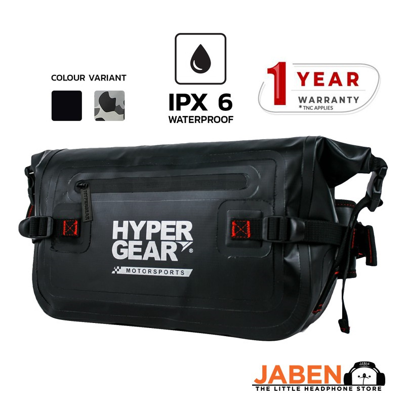 Hypergear Waist Pouch L V2 Rider Biker Waterproof Handy Smart ...
