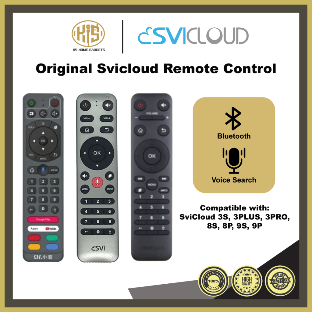 SviCloud Remote Control For Svicloud 3S, 3S, 3PLUS, 3PRO, 8S, 8P