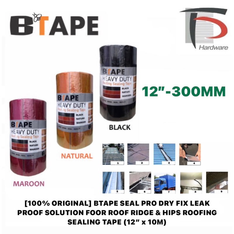[100% ORIGINAL] BTAPE SEAL PRO DRY FIX LEAK PROOF SOLUTION FOOR ROOF ...