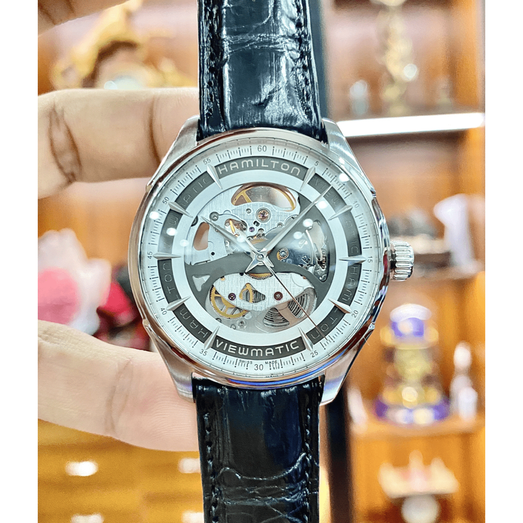 Hamilton Jazzmaster Viewmatic Skeleton Gent Auto 40mm H42555751 Shopee Malaysia