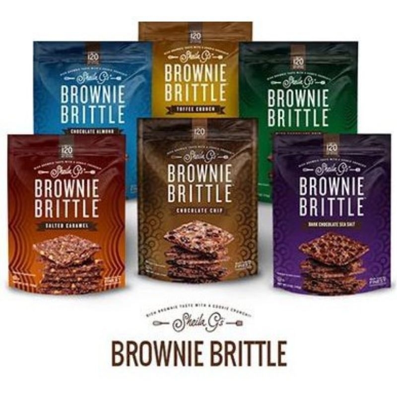 Sheila Gs Brownie Brittle 142g (5oz) USA Snack (Salted Caramel ...