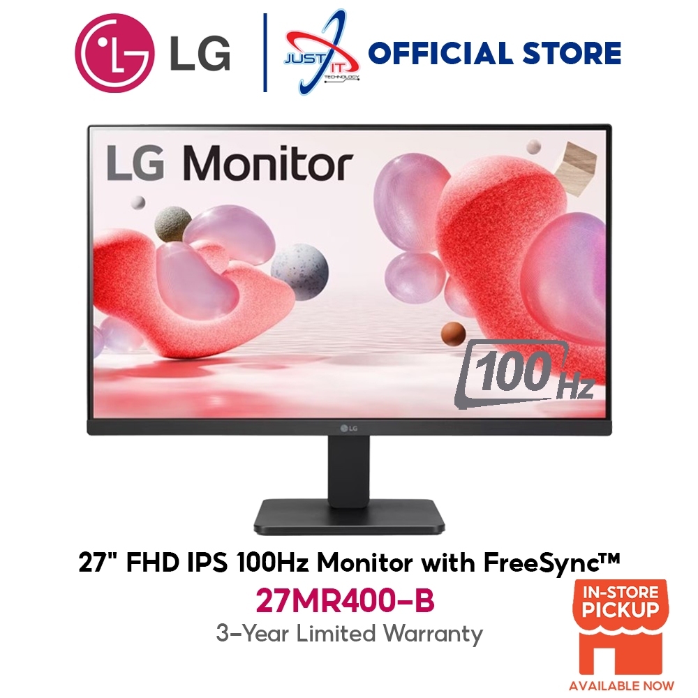 MONITOR GAMING LG 27 (27MP400-B) IPS / FHD / HDMI / 5MS / AMD