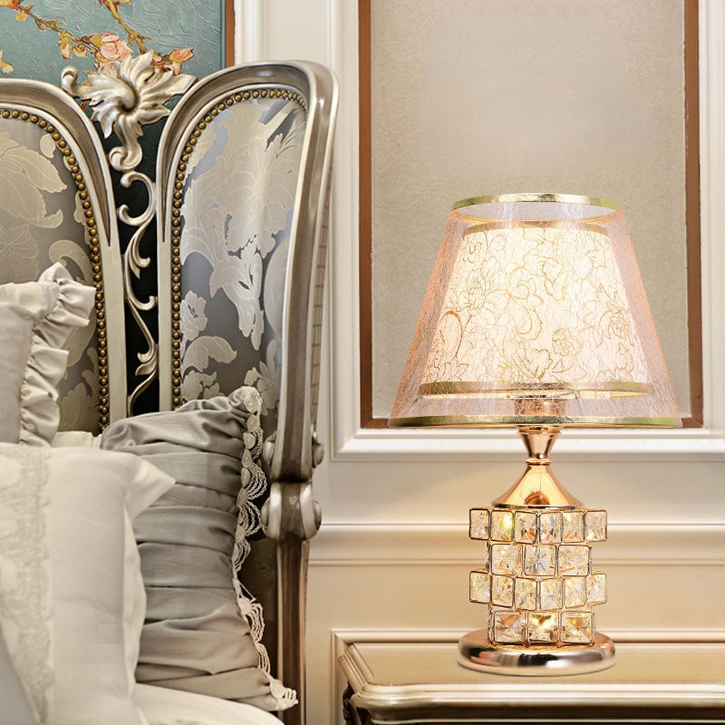 New Modern Bedside lampu LED Design Gold Crystal / Gift Wedding / Lampu ...