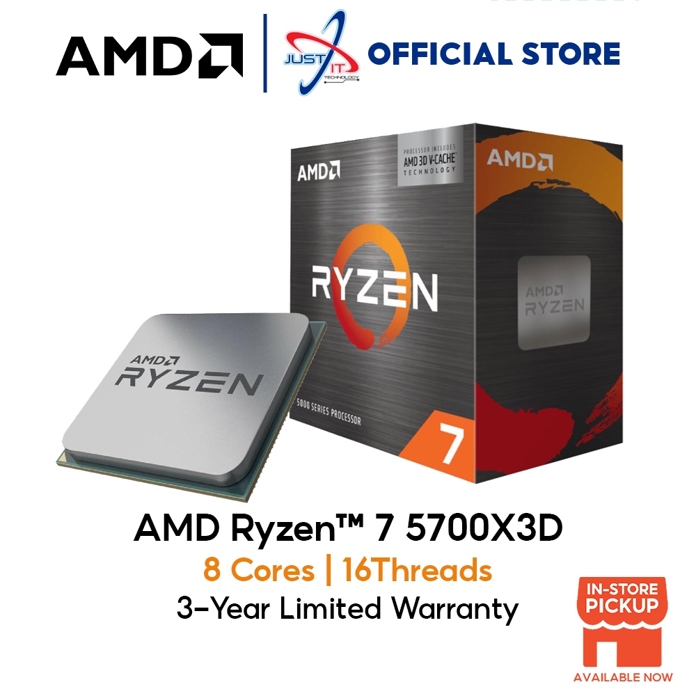 cpu ซีพียู amd ryzen 7 5700x 3.4 ghz socket am4