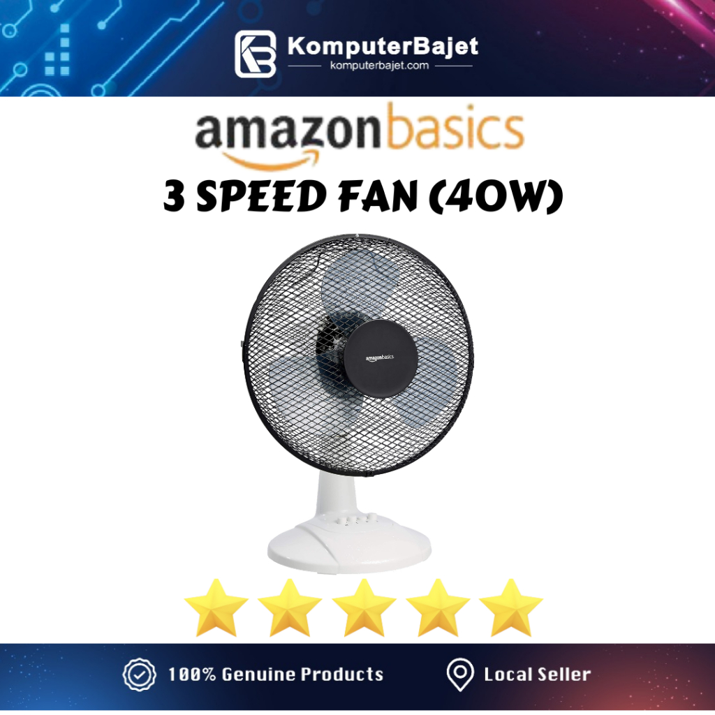 Branded AMAZON BASIC FAN 40W MODERN TABLE FAN 16
