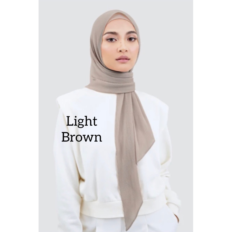 Piya Pleated Triangle Shawl by NAELOFAR Shopee Malaysia