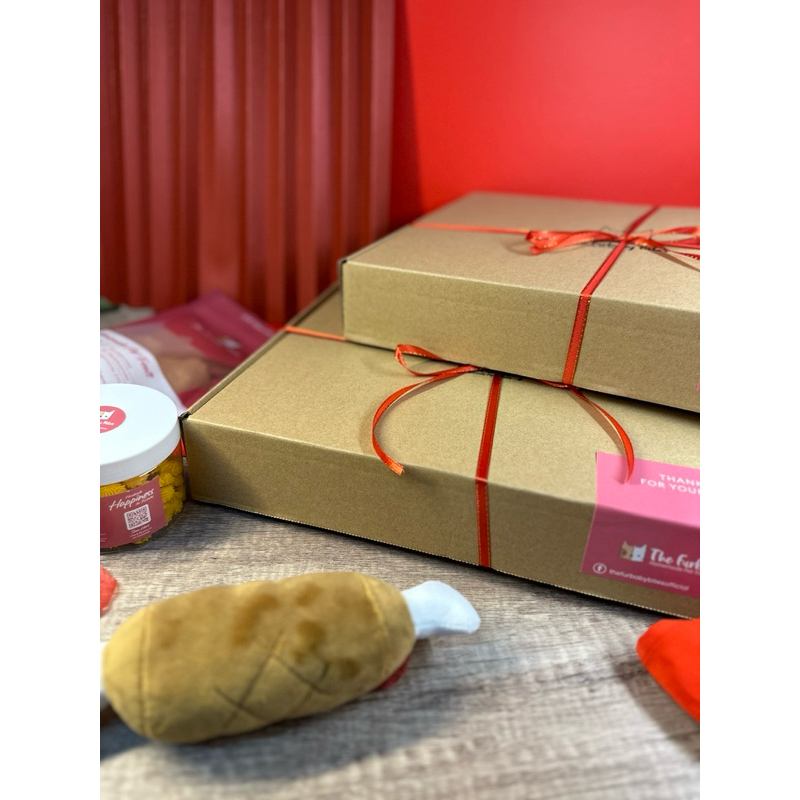 礼盒 盒子 Gift box with ribbon (REQUEST UPON ORDER) | Shopee Malaysia