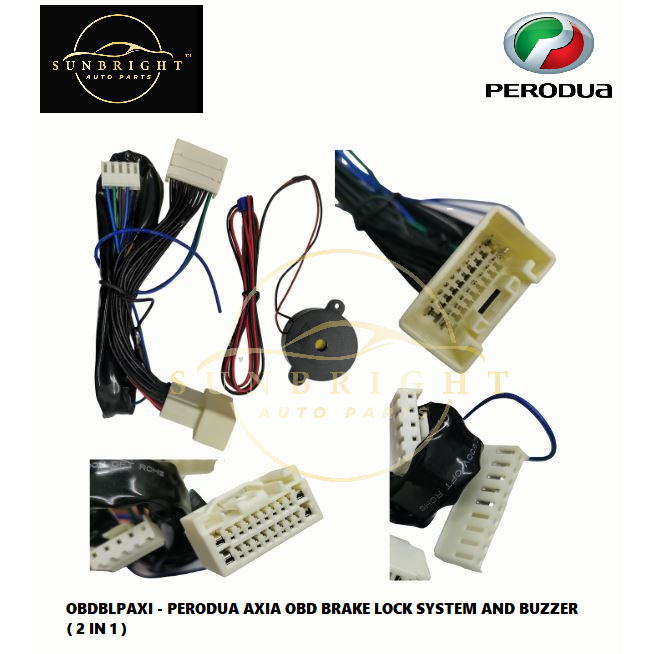 PERODUA AXIA OBD BRAKE LOCK SYSTEM AND BUZZER ( 2 IN 1 ) | Shopee Malaysia